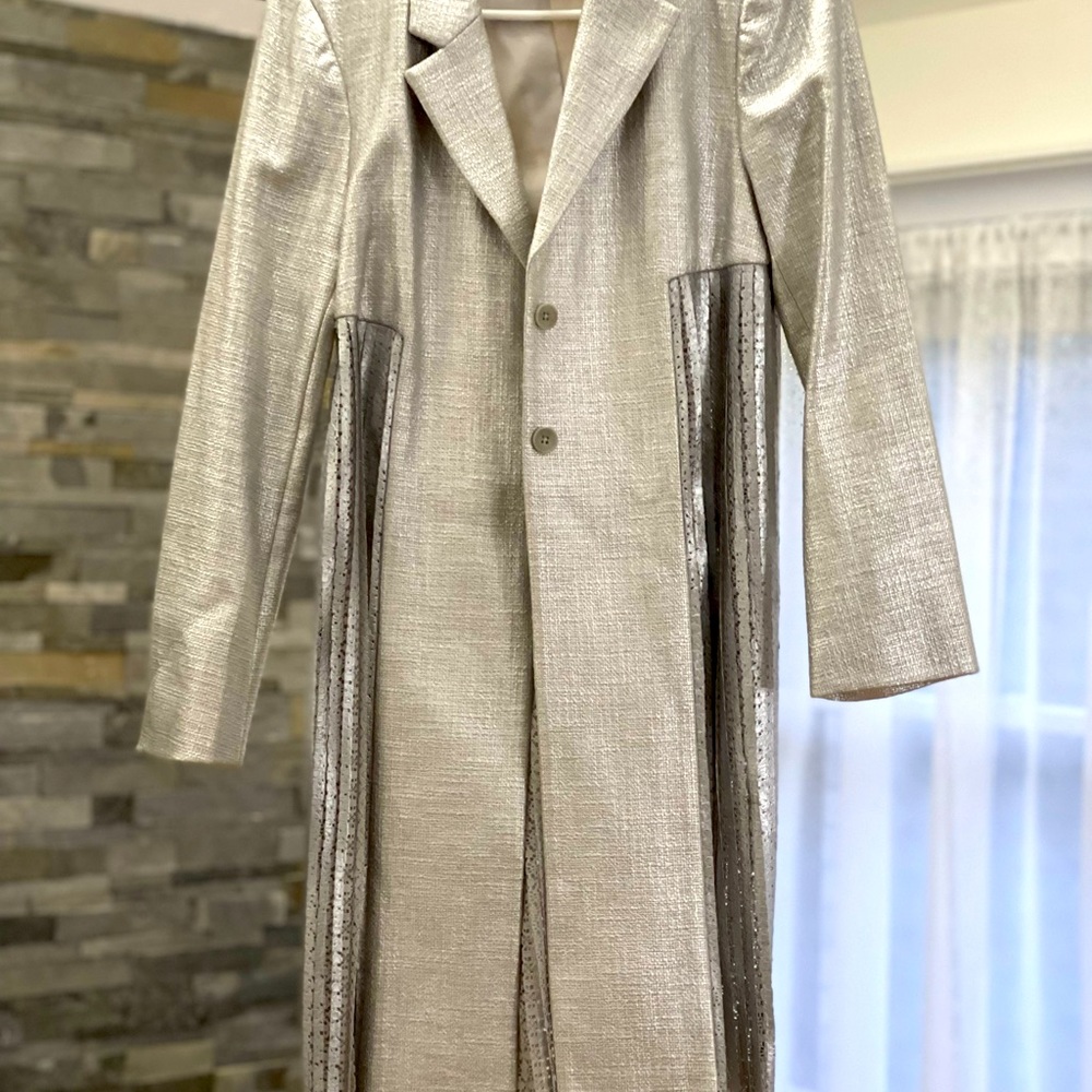 Bcbg Maxazria silver coat